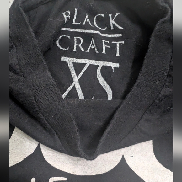 BLACKCRAFT CULT I Believe in Ghosts Black Tee Shirt Unisex Size XS Goth Alt - Picture 4 of 6